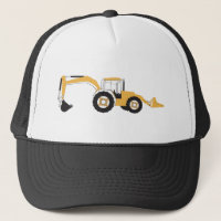 Backhoe Construction Truck