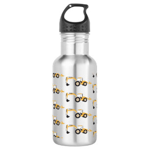 Backhoe Construction Trucks 532 Ml Water Bottle