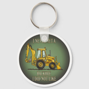 Backhoe Operator Quote Key Chain