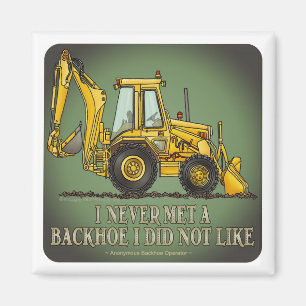 Backhoe Operator Quote Magnet
