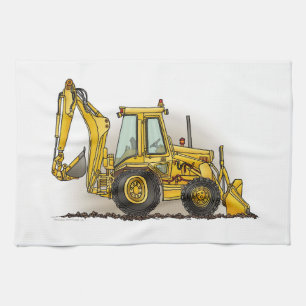 Backhoe Operator Tea Towel