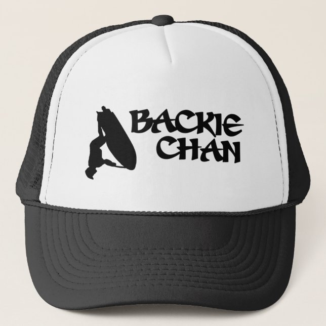 Backie Chan Truck Driver Trucker Hat (Front)