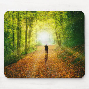 Backlit photo mouse pad