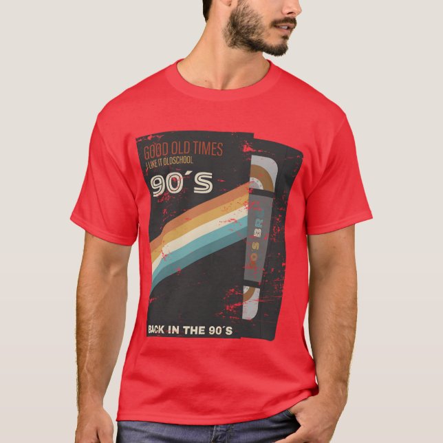 Backohe 90s Vhs funny T-Shirt (Front)