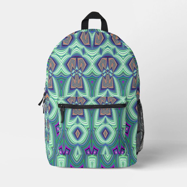 Backpack, A seamlessclassic pattern design Printed Printed Backpack (Front)