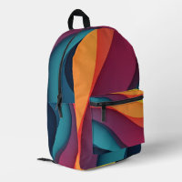 Backpack - abstract colours