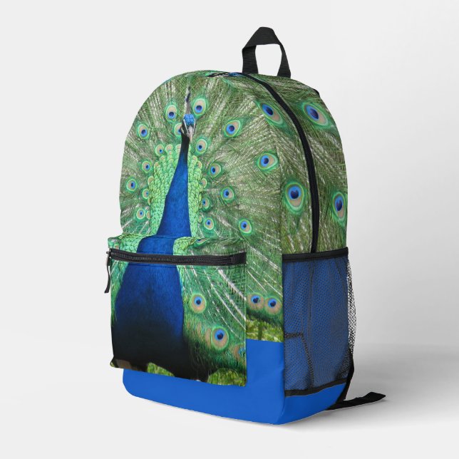 Backpack (ao) - Peacock (Back Corner Right)