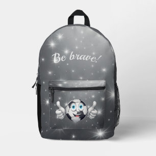 Backpack - Black - Soccer ball