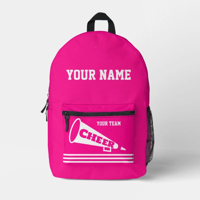  Backpack cheer team Cheerleader Personalised her (Front)