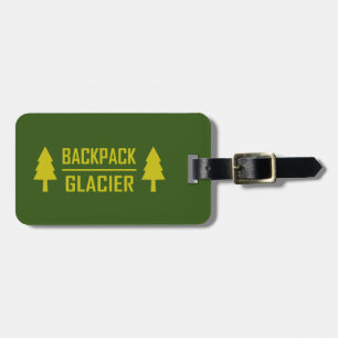 Backpack Glacier Luggage Tag