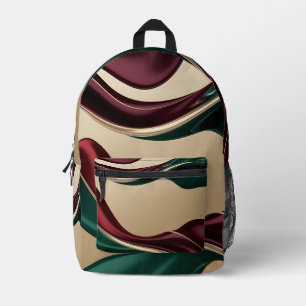 Backpack in stylish abstract graphic