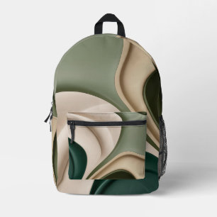 Backpack in stylish abstract graphic