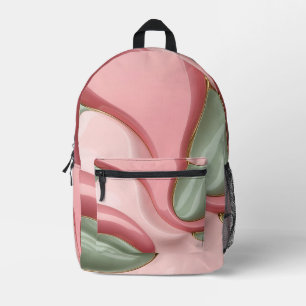 Backpack in stylish abstract graphic