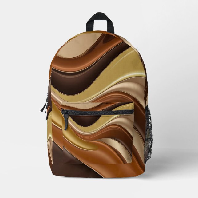 Backpack in stylish abstract graphic (Front)