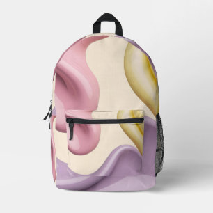Backpack in stylish graphic