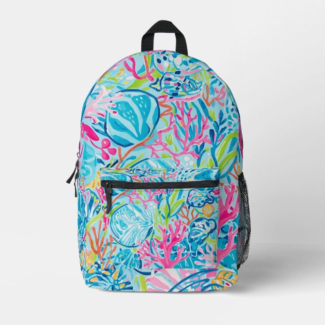 Backpack in stylish graphic (Front)