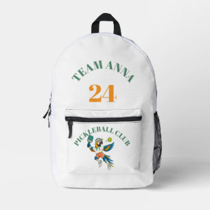 Backpack Kids Retro Pickleball Club - Personalised