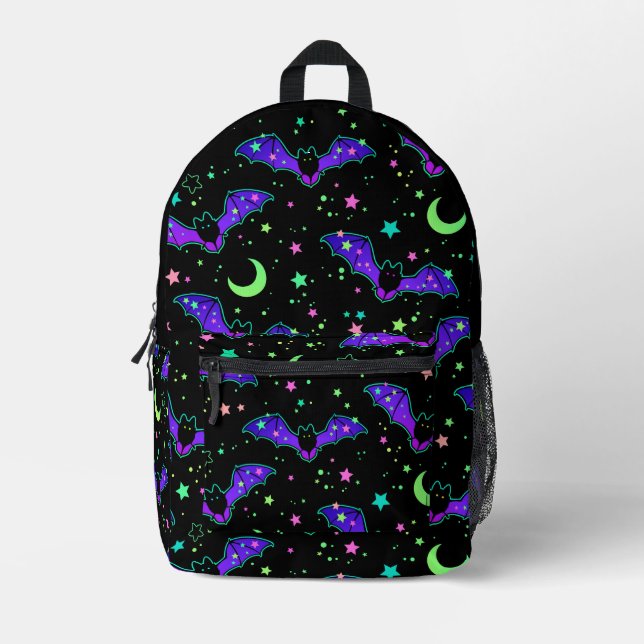 Backpack - "Purple Bats" (Front)