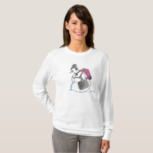 Backpack Snowman long sleeve shirt