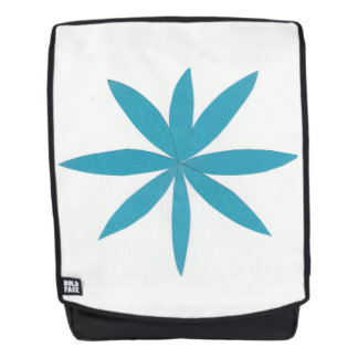 Backpack with Turquoise Star Design