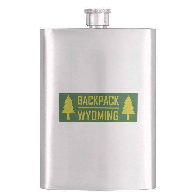 Backpack Wyoming Hip Flask (Front)