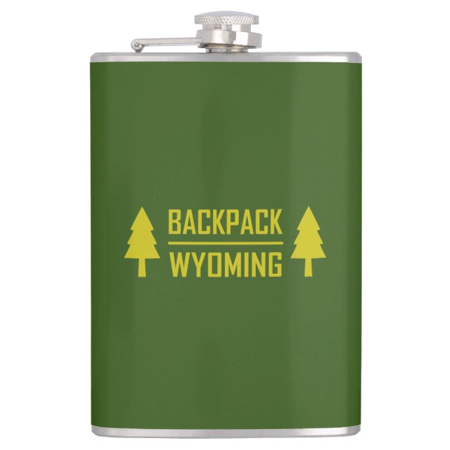 Backpack Wyoming Hip Flask (Front)