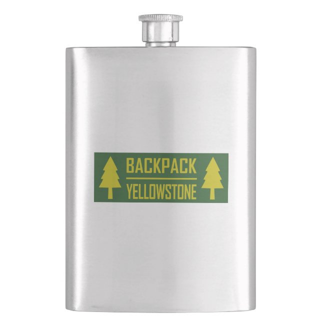 Backpack Yellowstone Hip Flask (Front)