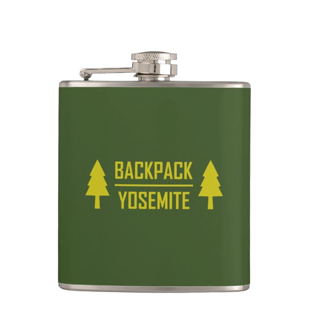 Backpack Yosemite Hip Flask (Front)