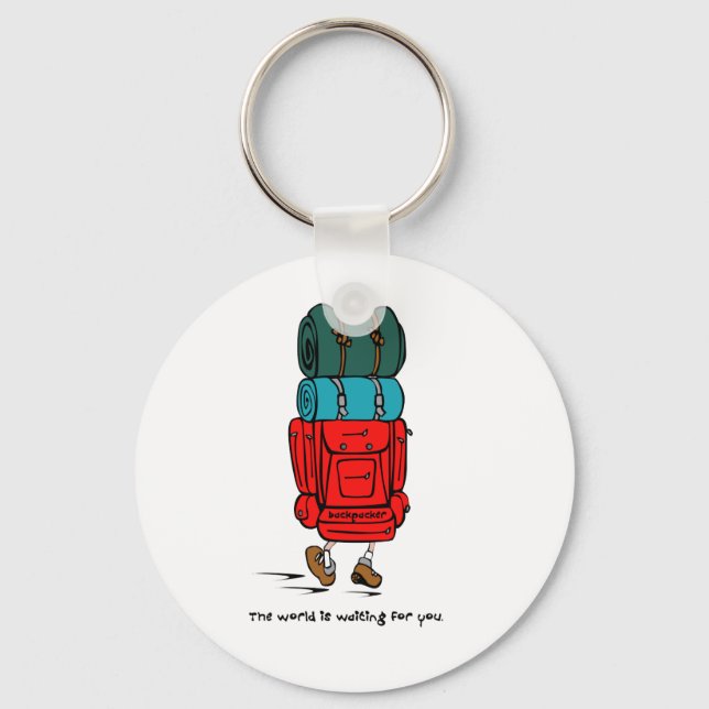 Backpacker Key Ring (Front)