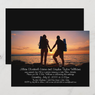 Backpackers Photo - Wedding Announcement