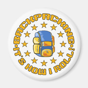 BACKPACKING magnet