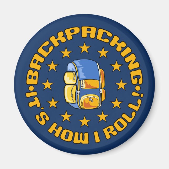 BACKPACKING magnet (Front)