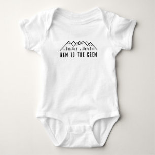 Backpacking Mountain Hiking Crew Baby Bodysuit