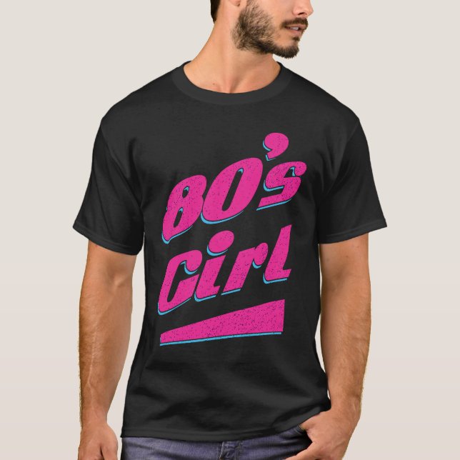 Backprint 80s girl T-Shirt (Front)