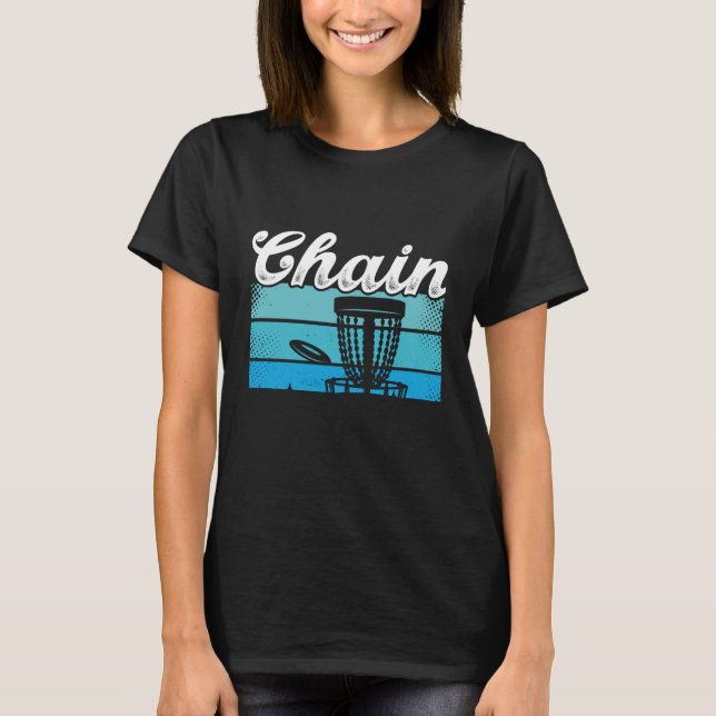 Backprint Chain Smoker Ultimate Frisbee T-Shirt (Front)