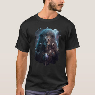 Backprint Epic Leo the zodiac sign of strength 2 T-Shirt