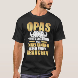 Backprint Grandpas were created because grandchild T-Shirt