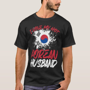 Backprint I Love My Hot Korean Husband 1 T-Shirt