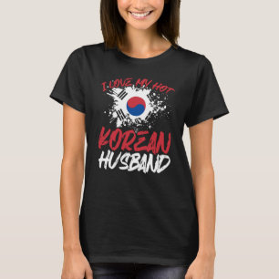 Backprint I Love My Hot Korean Husband T-Shirt