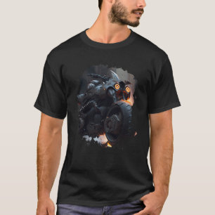 Backprint Powerful Darkness Journey an epic motorc T-Shirt