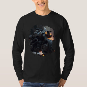 Backprint Powerful Darkness Journey an epic motorc T-Shirt