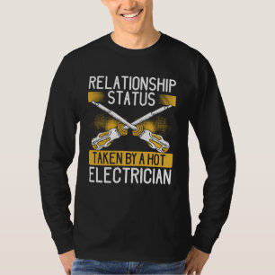 Backprint Relationship Status Taken By A Hot Elect T-Shirt
