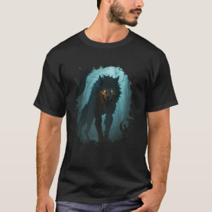 Backprint Shadowhunters in the darkest forest a le T-Shirt