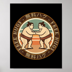 Backprint Sumo-Wrestling Martial Arts Sumotori Poster