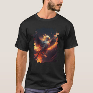 Backprint The majestic rise of the epic phoenix 1 T-Shirt