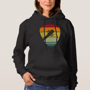 Backprint Vintage Retro Rock & Roll Music and Guit Hoodie