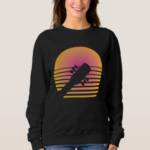 Backprint Vintage Retro Rock & Roll Music and Guit Sweatshirt