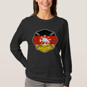 Backprint Voluntary Fire Brigade Germany T-Shirt