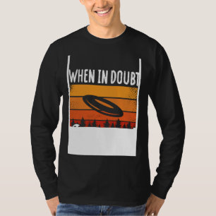 Backprint When In Doubt Layout Ultimate Frisbee T-Shirt