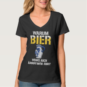 Backprint Why beer if there is also Äbbelwoi  2 T-Shirt